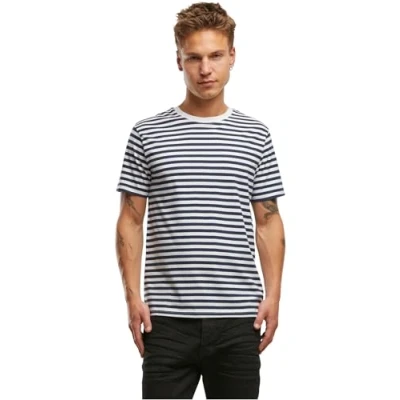 Abbildung von Brandit TEE Tshirt print, Herren, Größe: Medium, Navy white
