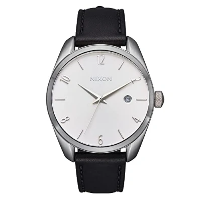 Abbildung von Nixon Damen Analog Japanisches Miyota Quarzuhrwerk mit DREI Zeigern und Datumsanzeige Uhr Leder Armband A1343 625 00