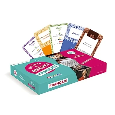 Abbildung von Les jeux du Brevet Français: 80 cartes + 1 livret pédagogique