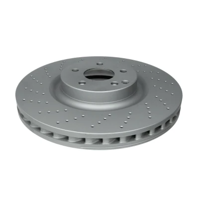 Abbildung von ATE 24.0136 0102.1 Bremsscheibe 360,0 36,0 5 112,0 gelocht/innenbel. beschichtet legiert/hochgekohlt MERCEDES BENZ: S Klasse Limousine, SL Cabrio
