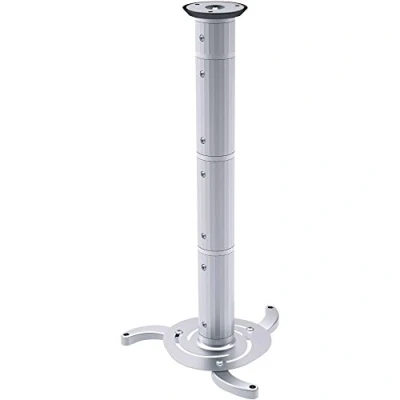 Abbildung von Speaka Professional Projector Beamer Deckenhalterung Neigbar, Drehbar Boden /Deckenabstand (max.): 106 cm Silber