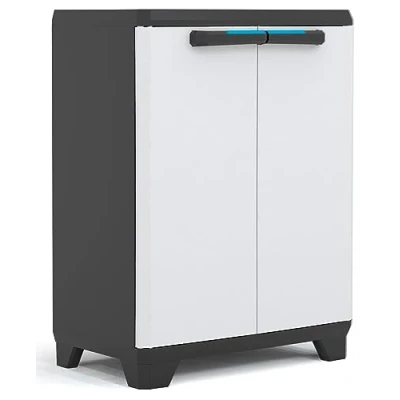 Abbildung von ONDIS24 Mehrzweckschrank Kunststoffschrank Haushaltschrank Linear Multifunktionsschrank inkl. Einlegeboden, verstellbare Füße, Soft Touch Griffe
