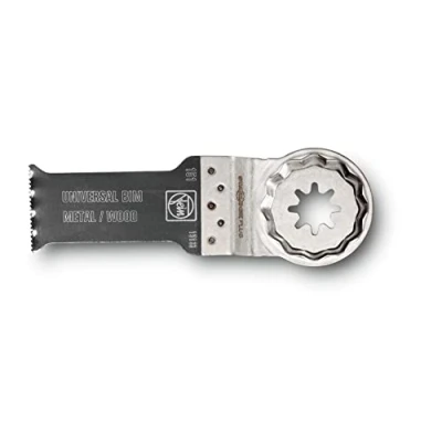 Abbildung von FEIN 63502151210, Sägeblatt, Aluminium, Kupfer, Metall, Gipskarton, Kunststoff, Holz, MultiMaster QuickStart (FMM 350 QSL), Top MultiMaster..., 6 cm, 28 mm, 1 Stück