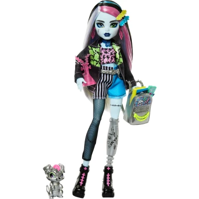 Abbildung von MonsterHigh™ Anziehpuppe Monster High, Frankie Stein mit Haustier Watzie