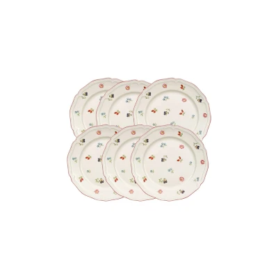 Abbildung von Villeroy &amp; Boch Petite Fleur Frühstücksteller 21 cm Set6