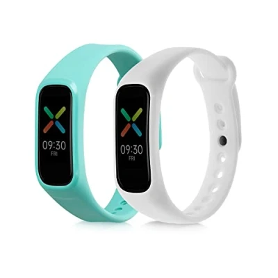 Abbildung von kwmobile 2x Sportarmband kompatibel mit Oppo Band Sport Armband Fitnesstracker Set aus TPU Silikon