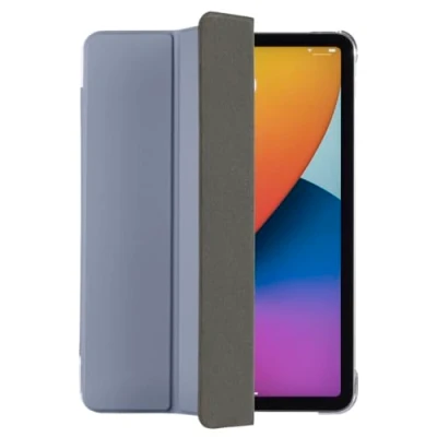 Abbildung von Hama Hülle für iPad Pro 2020 / 2021 2022 12.9 Zoll (aufklappbares Case Apple Tablet, Schutzhülle mit Standfunktion, transparente Rückseite, magnetisches Cover) flieder