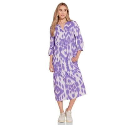 Abbildung von Street One Tunika Kleid mit Print Damen, Smell Of Lavender, 36