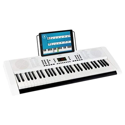 Abbildung von Funkey 61 Edition Keyboard (300 Sounds, 300 Rhythmen, 10 Demo Songs, Netzteil, Notenständer) weiß