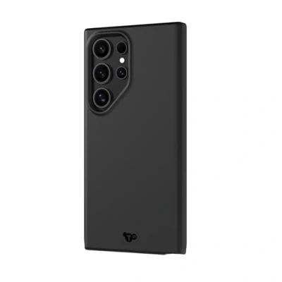 Abbildung von tech21 Evo Lite Hülle für Samsung Galaxy S24 Ultra, Schwarz, Einfache Telefonhülle, TPU und Biologisch abbaubar, Fallschutz: 3m