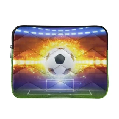Abbildung von Laptop Hülle Tasche Galaxy Fußball Laptoptasche Notebook Laptophülle Computer Tragetasche für 13 14 Zoll