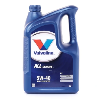 Abbildung von Valvoline All Climate C3 5W 40 5l Motoröl 872277 NISSAN: Qashqai / Qashqai+2 I, OPEL: Astra H GTC, Corsa D Schrägheck, Antara, BMW: 5 Touring, X5
