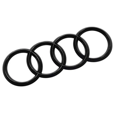 Abbildung von Audi 4K8853742BT94 Ringe Emblem Heckklappe Black Edition Blackline Logo schwarz glänzend