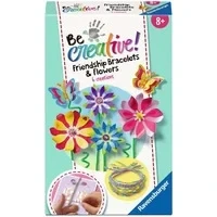 Abbildung von BeCreative Freundschaftsbändchen &amp; Blumen, Basteln