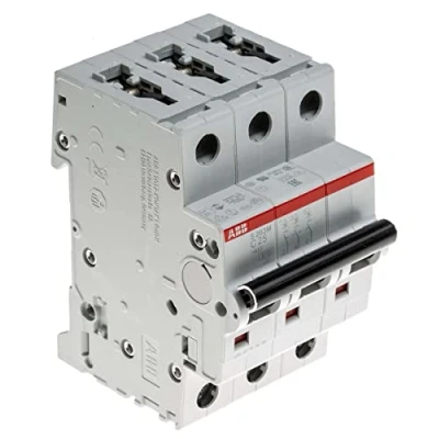 Abbildung von ABB S200M MCB Leitungsschutzschalter Typ C, 3 polig 25A 440V, Abschaltvermögen 10 kA System Pro M Compact