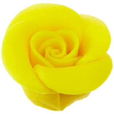 Abbildung von Cake Company Rose gelb groß 44 mm 24 STÜCK 1er Pack (1 x 502 g)