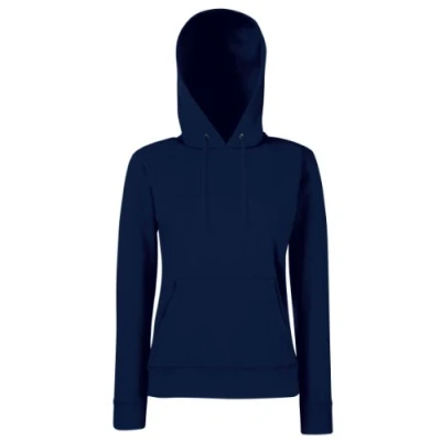 Abbildung von Fruit of the Loom Classic Hooded Sweat Lady Fit Farbe: Deep Navy Größe: L