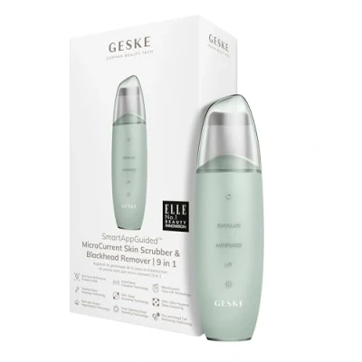 Abbildung von Geske SMARTAPPGUIDED Microcurrent SKIN Scrubber Blackhead Remover 9 IN 1 Gesichtspflege Zubehör, Größe: One Size, Green