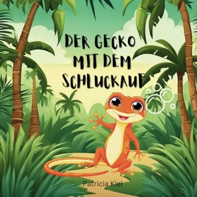 Abbildung von der GECKO MIT DEM SCHLUCKAUF: Eine niedliche Geschichte über einen Gecko, nicht stoppenden Schluckauf hat