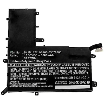 Abbildung von k.A. Akku für Asus 0B200 03070200 Li Pol 15,36 Volt 3500 mAh schwarz