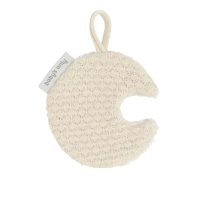 Abbildung von Baby&#039;s Only Schnullertuch Sky Herzförmige Nuckeltuch aus Baumwolle mit Teddystoff 20x20 cm für Jungen und Mädchen Warm Linen