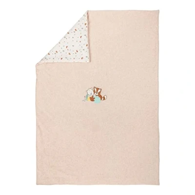 Abbildung von Nattou Kuscheldecke für Babys, Ca. 100 x 135 cm, Vegan, Boris &amp; Jungo, Beige