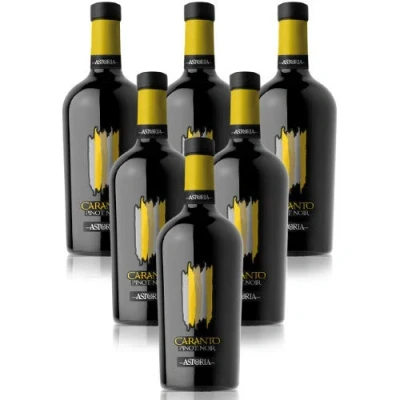 Abbildung von Caranto Pinot Noir IGT Delle Venezie Astoria Italienischer Rotwein (6 flaschen 75 cl.)