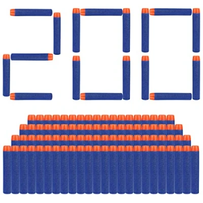 Abbildung von Nerf Pfeile 200 Stück Darts Munition Dart Bullets Refill Foam für N Strike Elite Blasters Series by VCOSTORE