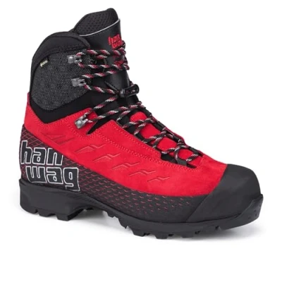 Abbildung von Hanwag Ferrata Tour GTX Herren (Rot 11,5) Typ D (Hochalpine Bergstiefel) Hochtourenschuhe