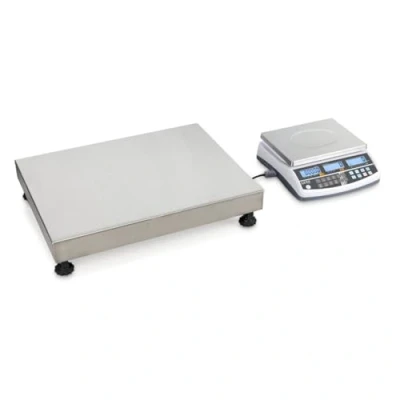Abbildung von KERN Zählsystem zum Zählen kleinster Teile in Großen Mengen, Maximal Anzeigbare Zählteile 999.999, 15 kg Wägebereich, 300mm x 240mm 105mm