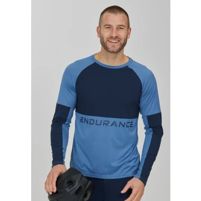 Abbildung von Endurance Langarmshirt, Herren, Größe: Medium, Moonlight blue