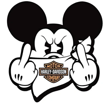 Abbildung von Reflektierende Aufkleber für Helm Harley Davidson M F*CK