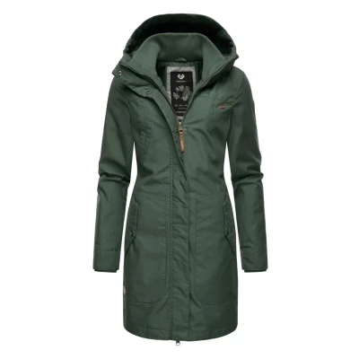 Abbildung von Ragwear Jannisa Wintermantel, Damen, Größe: XS, Pine green