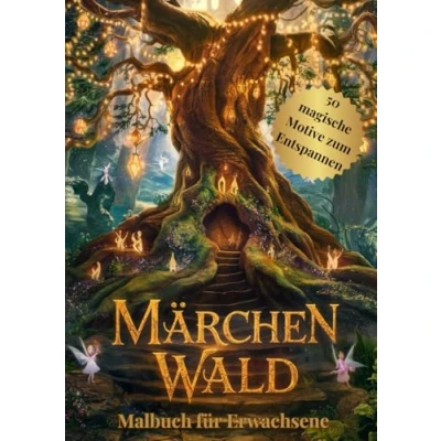 Abbildung von Märchen Wald : Anti Stress Malbuch für Erwachsene mit 50 faszinierenden und magischen Motiven zum Entspannen