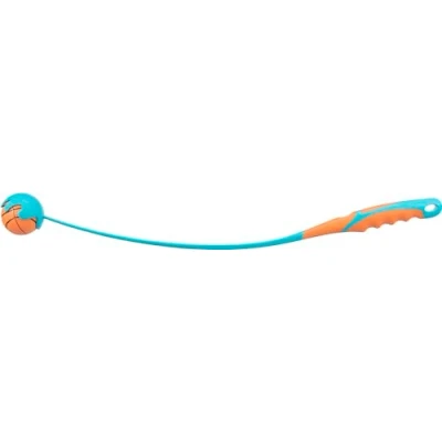 Abbildung von Trixie Tierball Ballschleuder mit Ball Größe: ø 6/60 cm