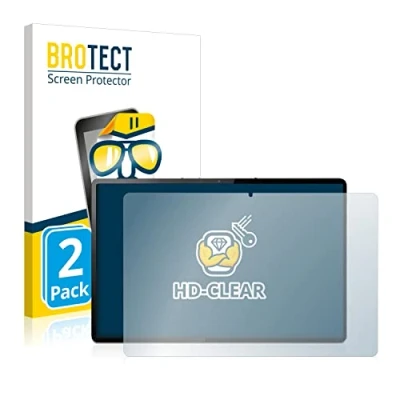 Abbildung von BROTECT (2 Stück Schutzfolie für Lenovo Tab P12 Pro Displayschutz Folie Ultra Klar