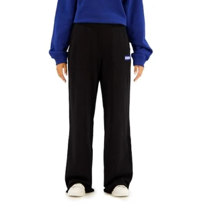 Abbildung von HUGO Straight Jogginghose, Damen, Größe: Large, Black