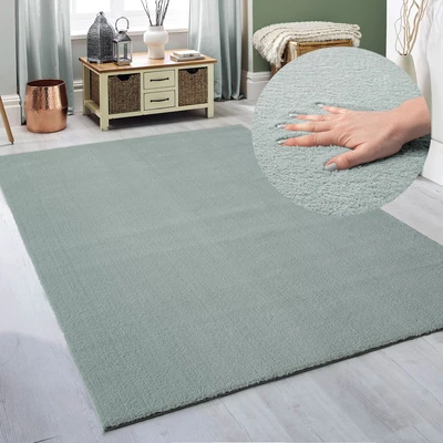 Abbildung von my home Teppich Arabell, Kunstfellteppich, rechteckig, Höhe: 16 mm, flauschig, kuschelig, Felloptik, Anti Rutsch Unterseite, Waschbar
