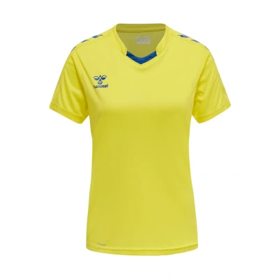 Abbildung von Hummel Tshirt print, Damen, Größe: 44, Neon yellow