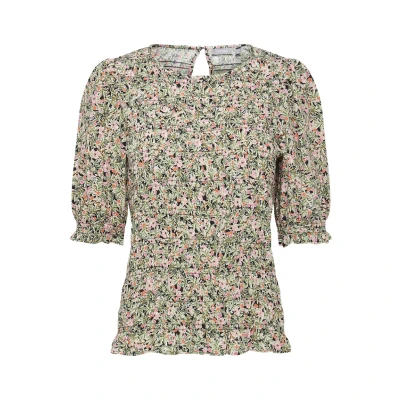 Abbildung von Fransa Frmalu BL Bluse, Damen, Größe: Small, Camellia rose mix aop a