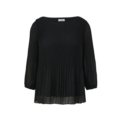 Abbildung von s.Oliver Black Label MIT 3/4ARM Bluse, Damen, Größe: 34, Schwarz
