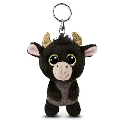 Abbildung von NICI Glubschis: Das Original Glubschis Schlüsselanhänger Stier Bubalu 9 cm Kuscheltieranhänger mit Schlüsselring für Schlüsselband, Schlüsselbund &amp; Schlüsselhalter Taschenanhänger