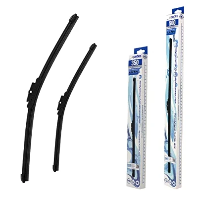 Abbildung von PETEX Scheibenwischer, Länge: 500 mm/350 mm Frontscheibenset