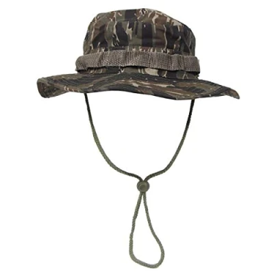 Abbildung von MFH Buschhut US mit Kinnband GI Boonie Rip Stop, M, Tigerstripe
