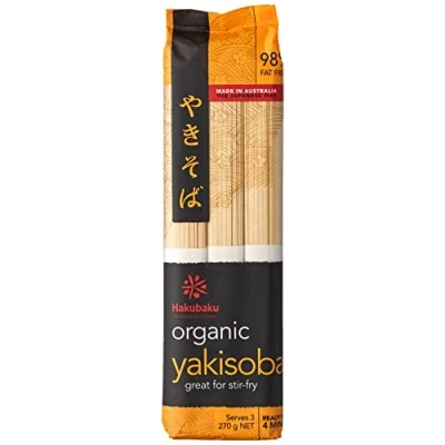 Abbildung von Hakubaku Japanische Bio Yakisoba Nudeln, 270 g