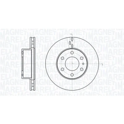 Abbildung von MAGNETI MARELLI Bremsscheibe IVECO: DAILY 4 Kasten/Kombi, 6 Kastenwagen, Pritsche/Fahrgestell 300, 300mm 28mm 78mm innenbelüftet