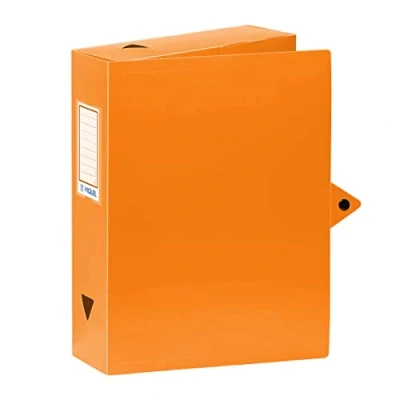 Abbildung von Viquel Class Doc Heftbox Polypropylen, Rücken 80 mm Orange