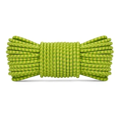 Abbildung von Abma Cord Gummiseil Expanderseil 4mm 10M Gummischnur UV Beständig Planenseil 100% Dehnung Spannseil für Plane, Anhängerplane, Sonnensegel, Zelte, Banner Neon Grün &amp; Gelb