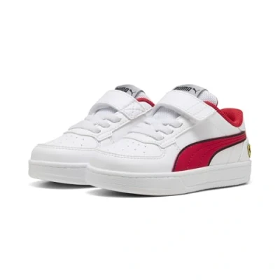 Abbildung von Puma Scuderia Ferrari Caven 2.0 Sneakers Baby Schuhe Mit Colorful White/Rosso Corsa Größe: 25