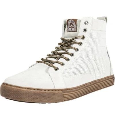 Abbildung von John Doe Neo Sneaker Motorradschuhe weiß/braun 44 Herren